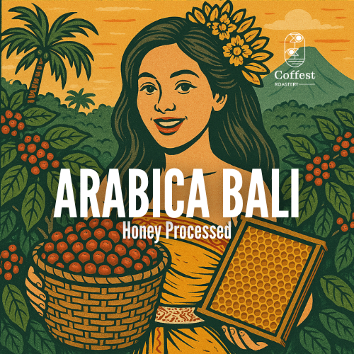 Green Bean Specialty Arabika Bali - honey Processed - 1 kg