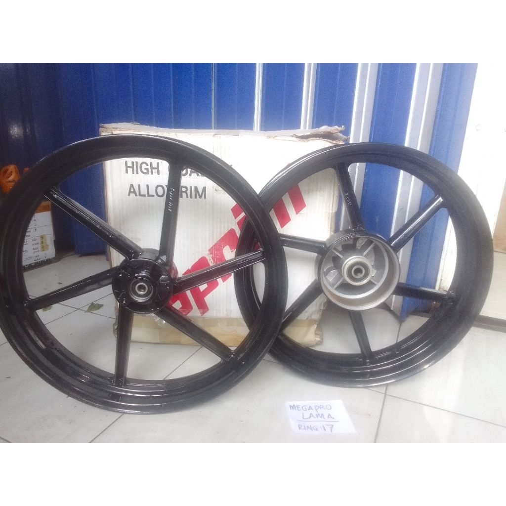 velg bintang velg balok Megapro lama