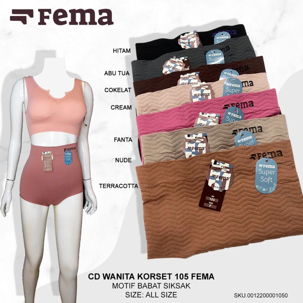 BUY 1 GET 1 Celana Dalam Korset Fema 105 Jumbo