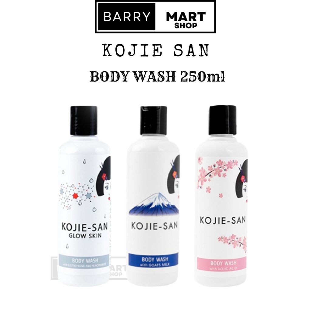 KOJIE-SANl Body Wash 250ml Soap Whitening Moisturizing With Kojic Acid Mencerahkan Kulit