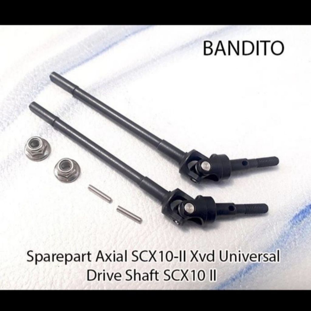 Bandito Spare Part Axial SCX10 II XVD Universal Drive Shaft