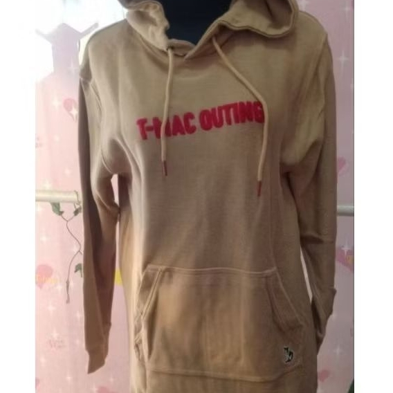 tunik hoodie coklat