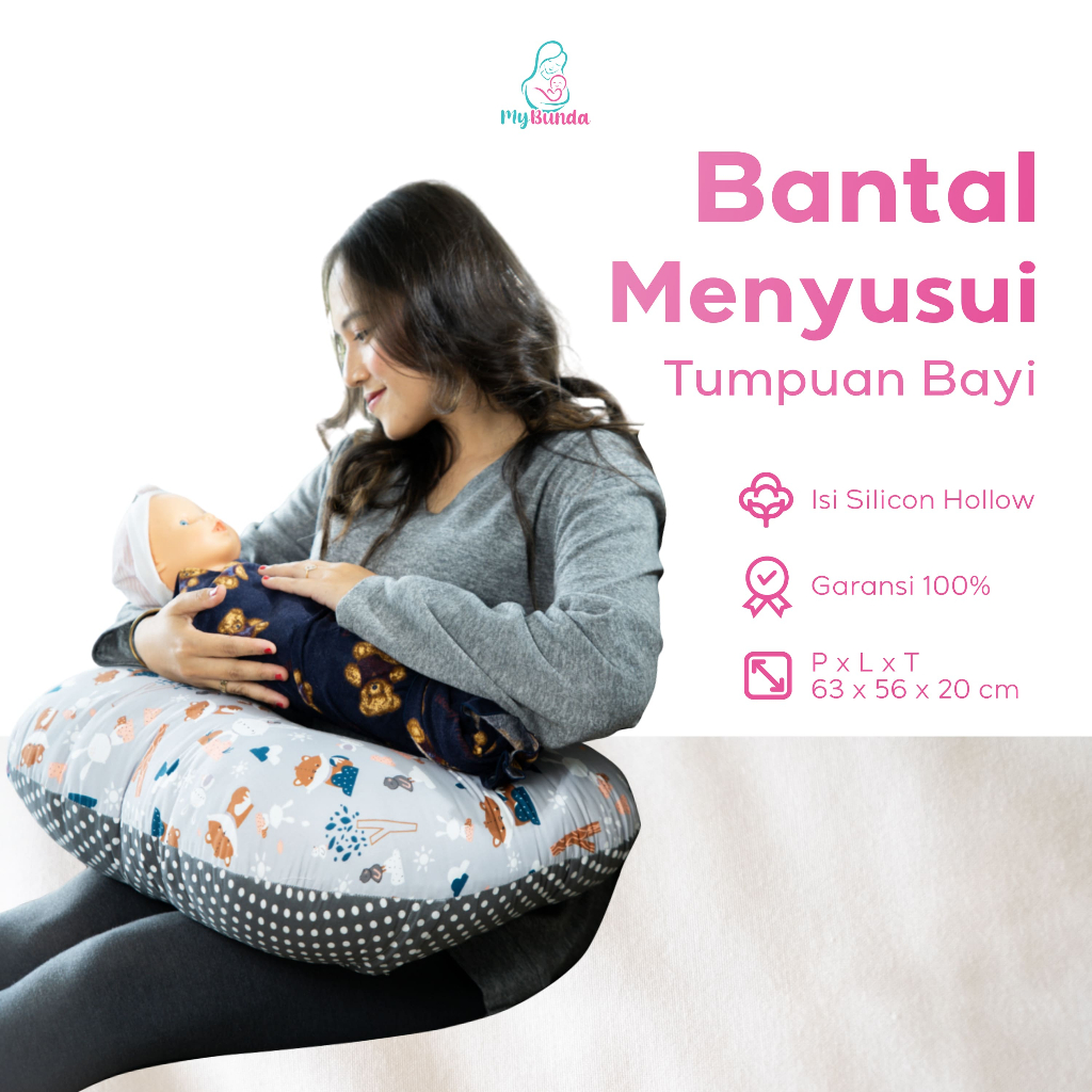 My Bunda Collection - Bantal Menyusui Penyangga Bayi | Perlengkapan Ibu Hamil dan Menyusui