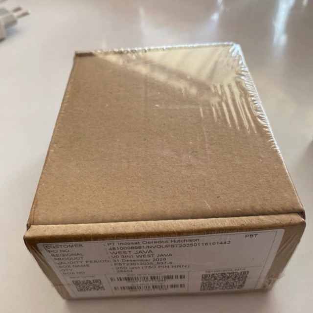 Voucher tri kosong buat di inject kuota data. perbok isi 750SN. khusus buat konter ditembak dari apl