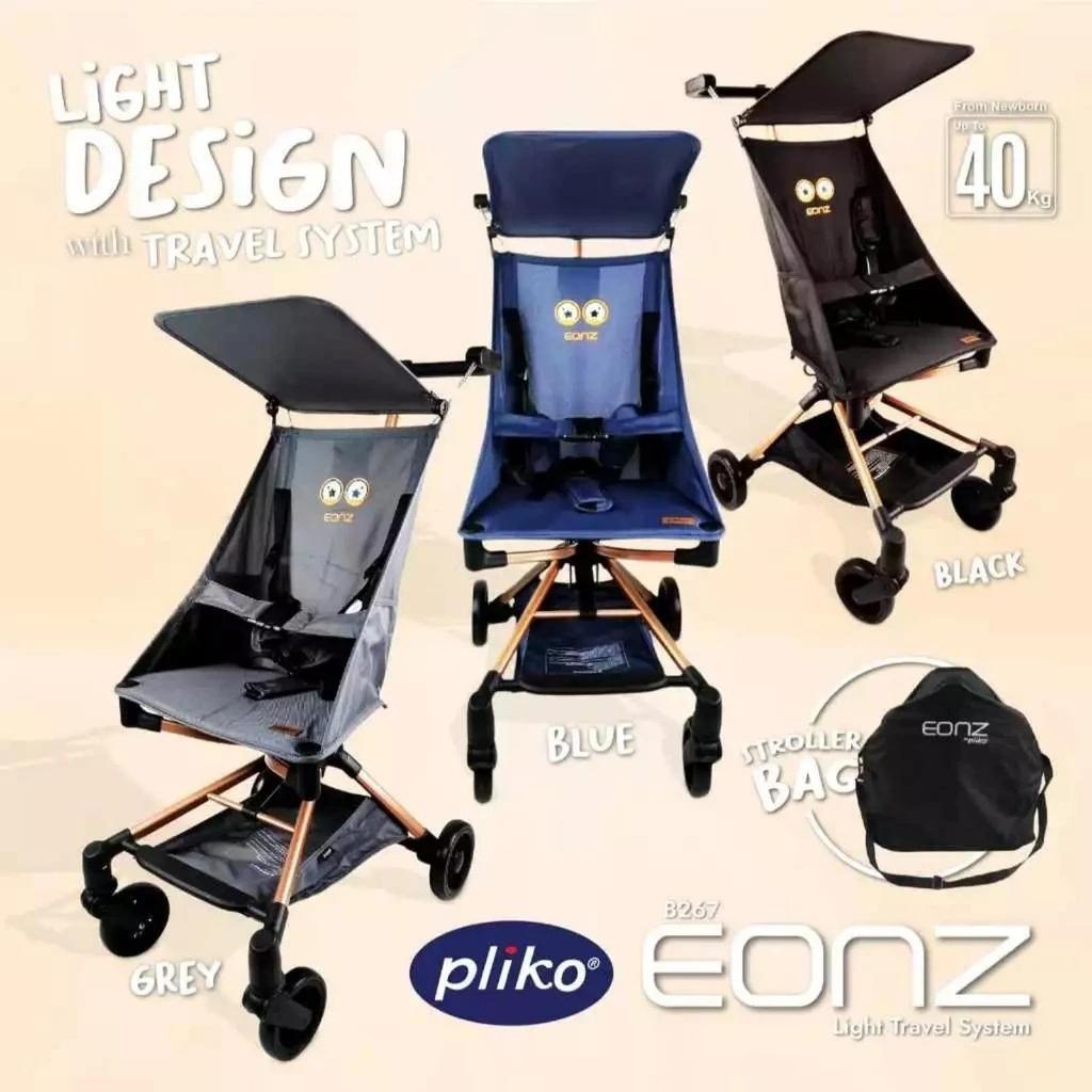 Pliko Eonz Stroller Cabin Size Ringan Ada Tas || Pliko Eonz Stroller Anak Travel Ringan Ada Tas