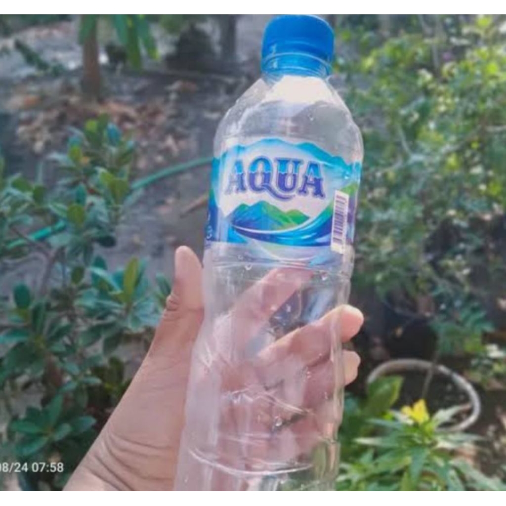 BOTOL BEKAS AQUA | 600 ML || BOTOL PLASTIK MINERAL