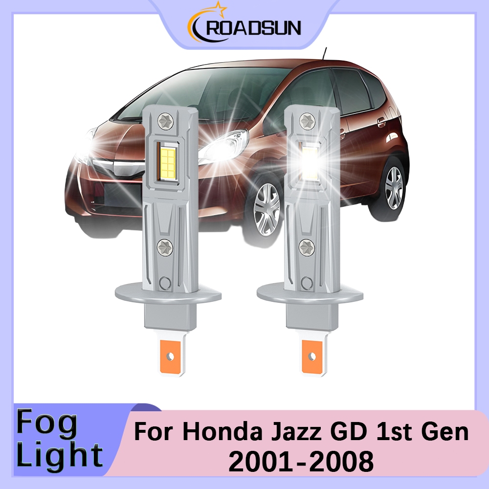 [For Honda Jazz GD 1st Gen 2001-2008] Sepasang LED Lampu Depan Mobil Lampu Kabut 12V 180W 20000LM Su