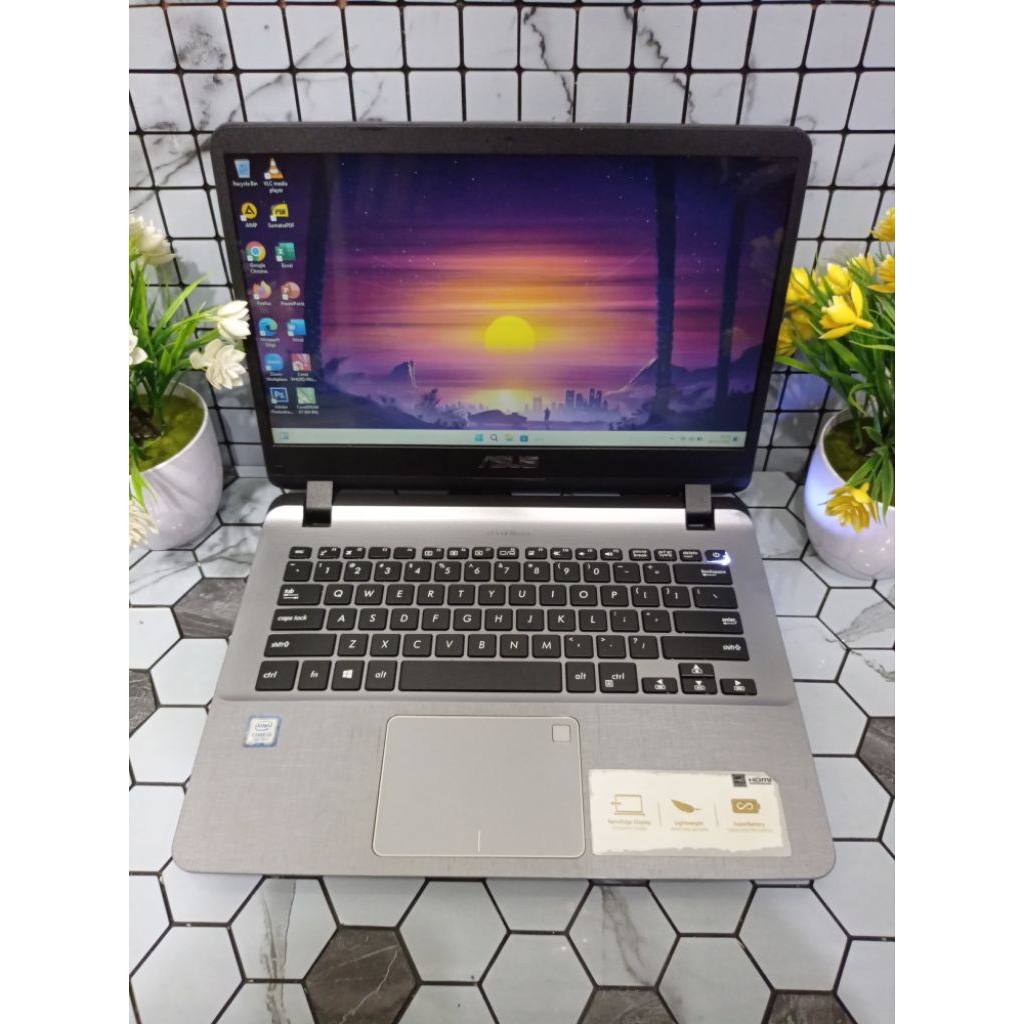 Laptop Asus A407UA Intel Core i3 - 7020U RAM 4GB SSD 256GB