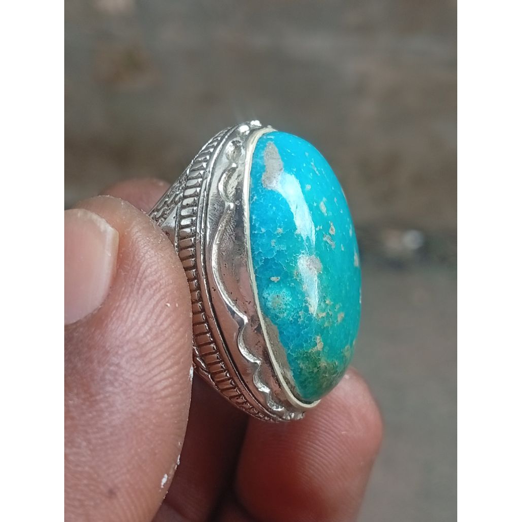 batu pirus persia biru
