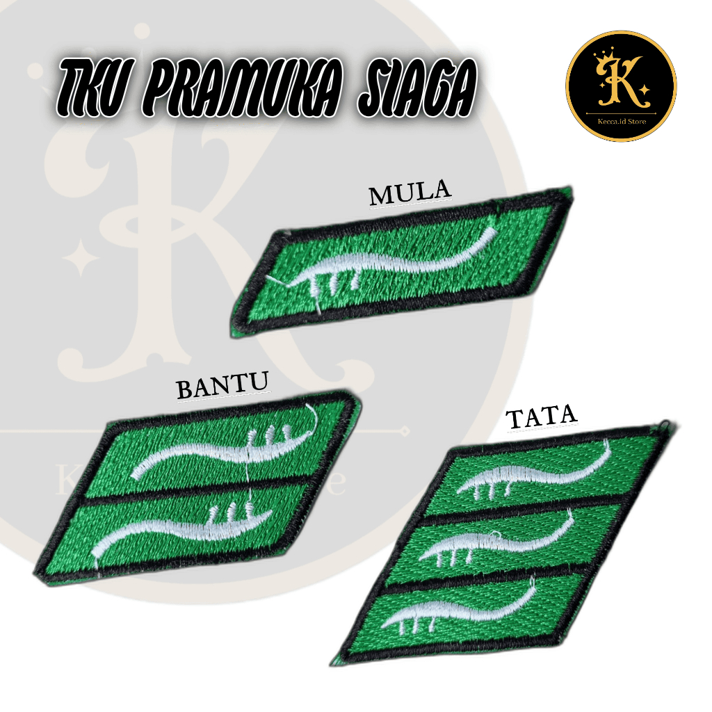 TKU Pramuka Siaga Bordir/Tku Siaga Mula Tku Siaga Bantu Tku Siaga Tata