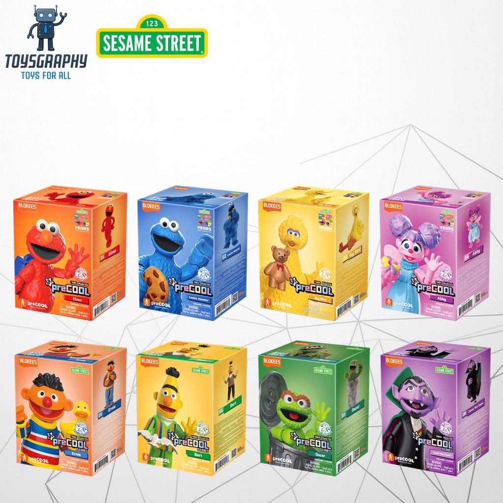 Blokees Precool SESAME STREET Friends Figure Blocks