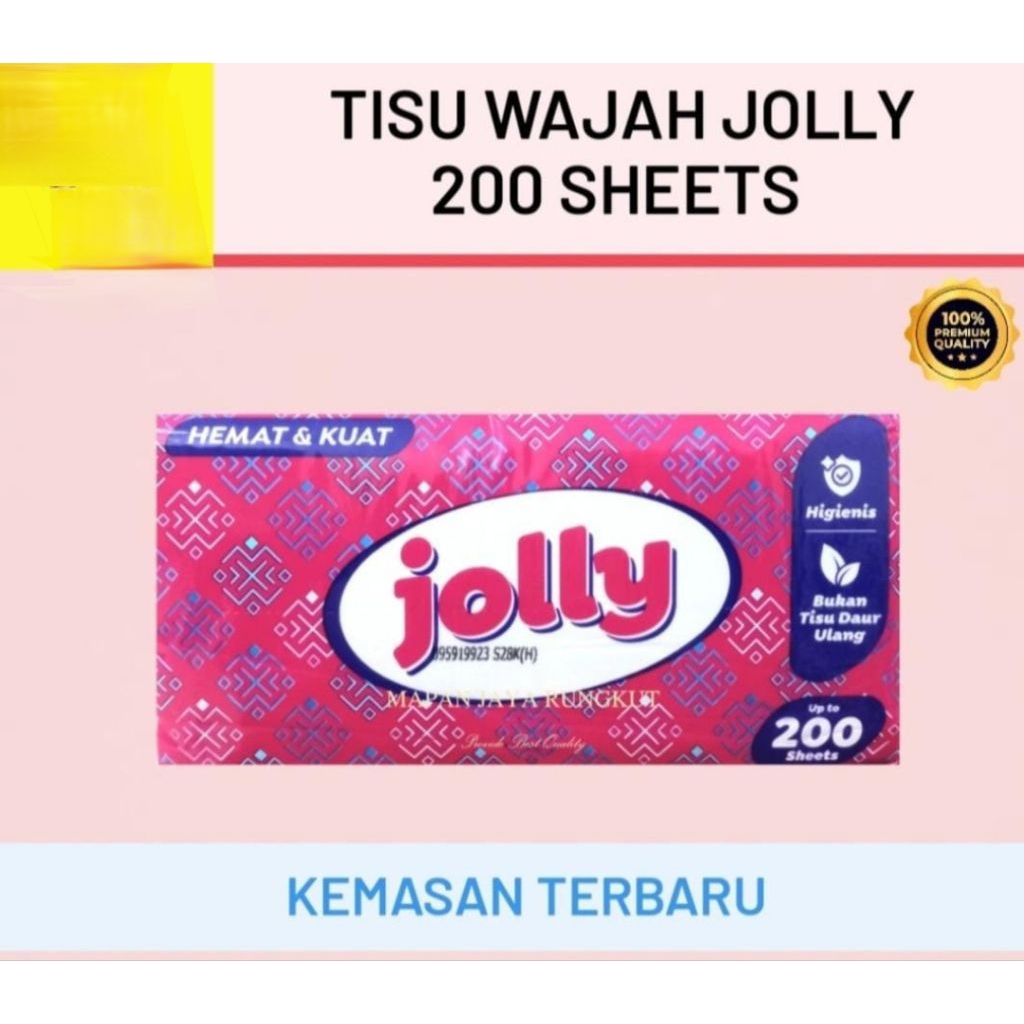 Tisu Jolly 200 Sheet