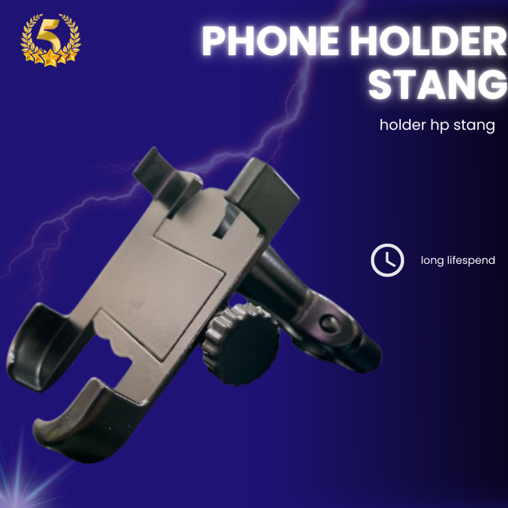 TARA.LED - Holder Hp Motor Dan sepeda full besi | holder stang full besi