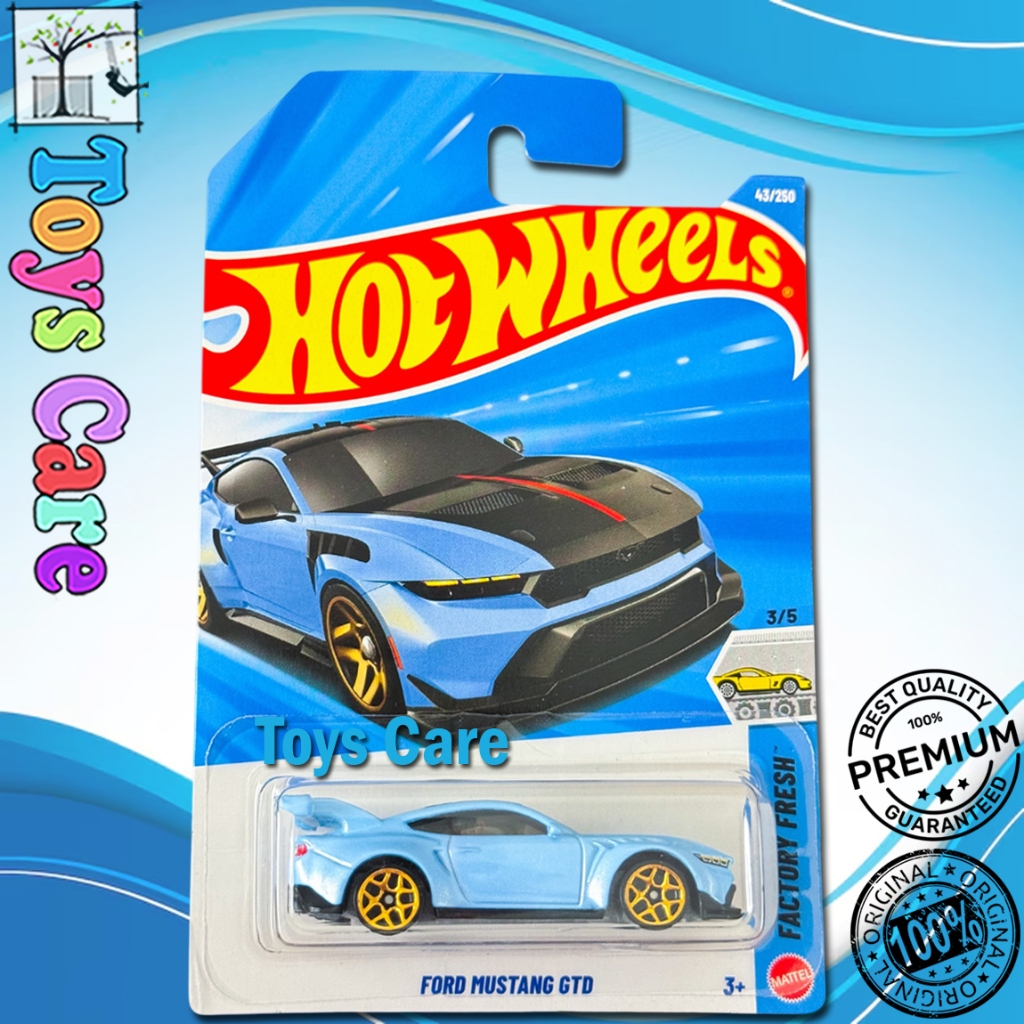 Hot Wheels Ford Mustang GTD Silver 2025 Special 60th Anniversary