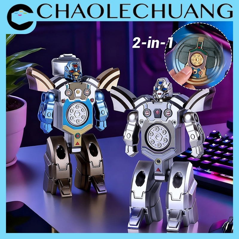 Chaolechuang Mainan Anak Spinner Fingertrip Fidget Gyro Robot Children Diy Educational Toy Kids Gift