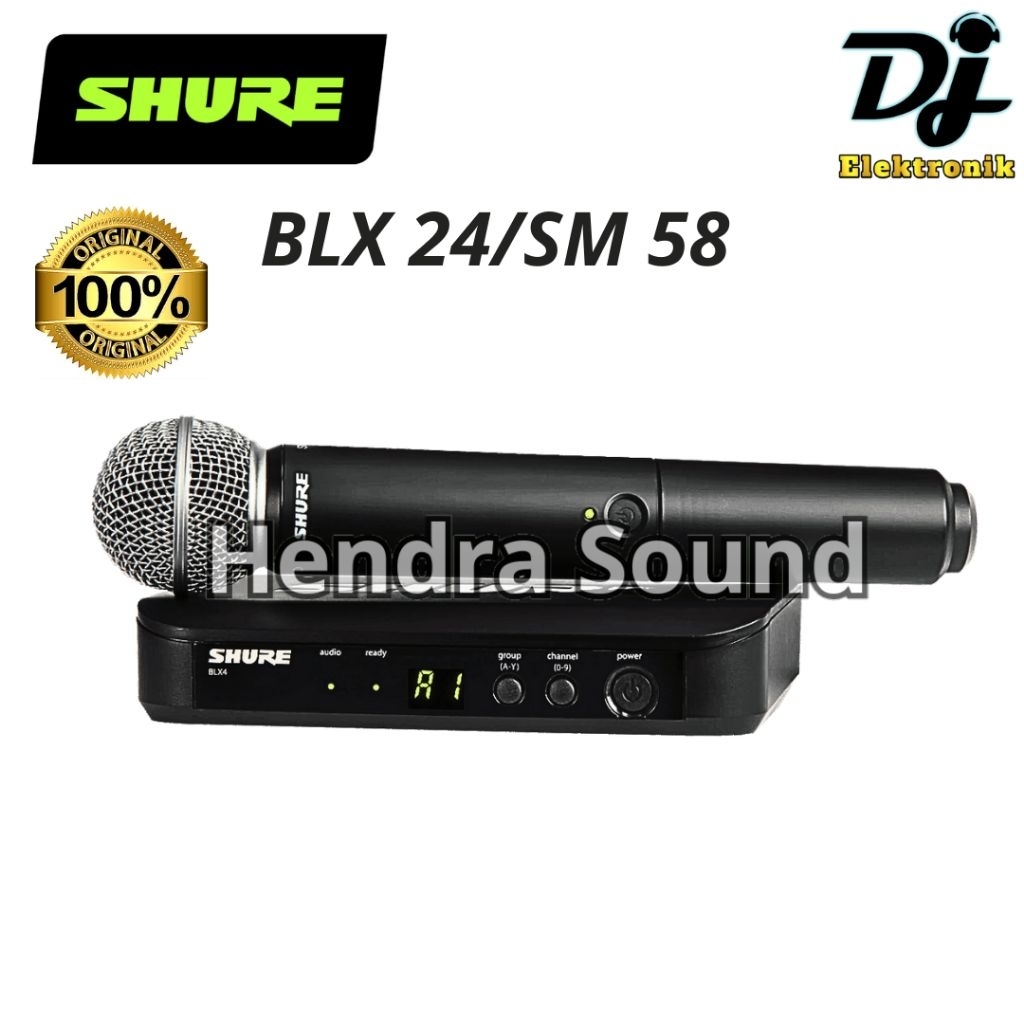 Mic Wireless Shure BLX24/SM58 / BLX 24/SM 58 Original