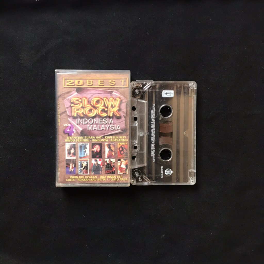 Kaset 20 Best Slow Rock Indonesia Malaysia Vol. 4 - V/A