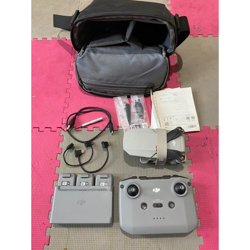 (second) Drone DJI mini 2 SE Combo Fly More termurah,mulus,kumplit