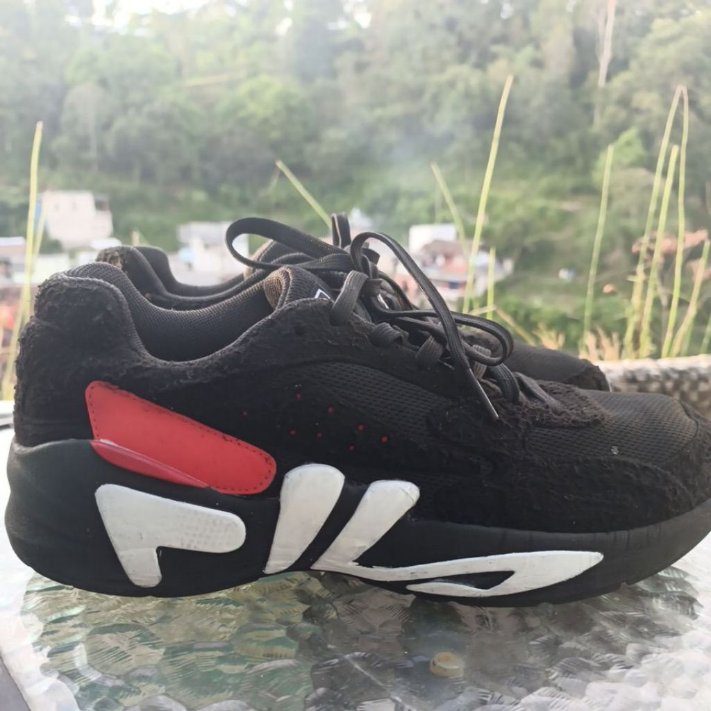 FILA Mind Blower Shoes 'Black White Red