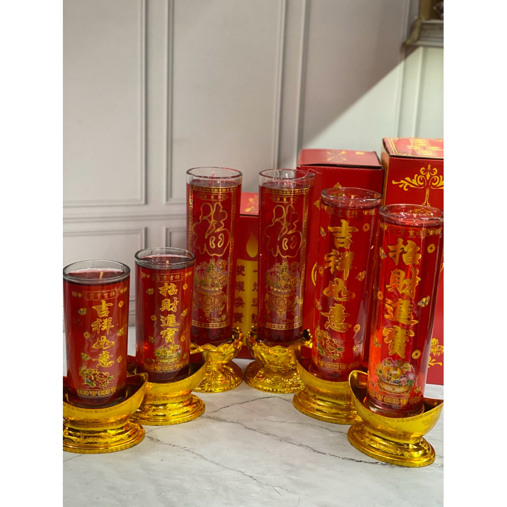 lilin jelly merah 7 hari / lilin jelly merah 4 hari / lilin jelly merah 5hari