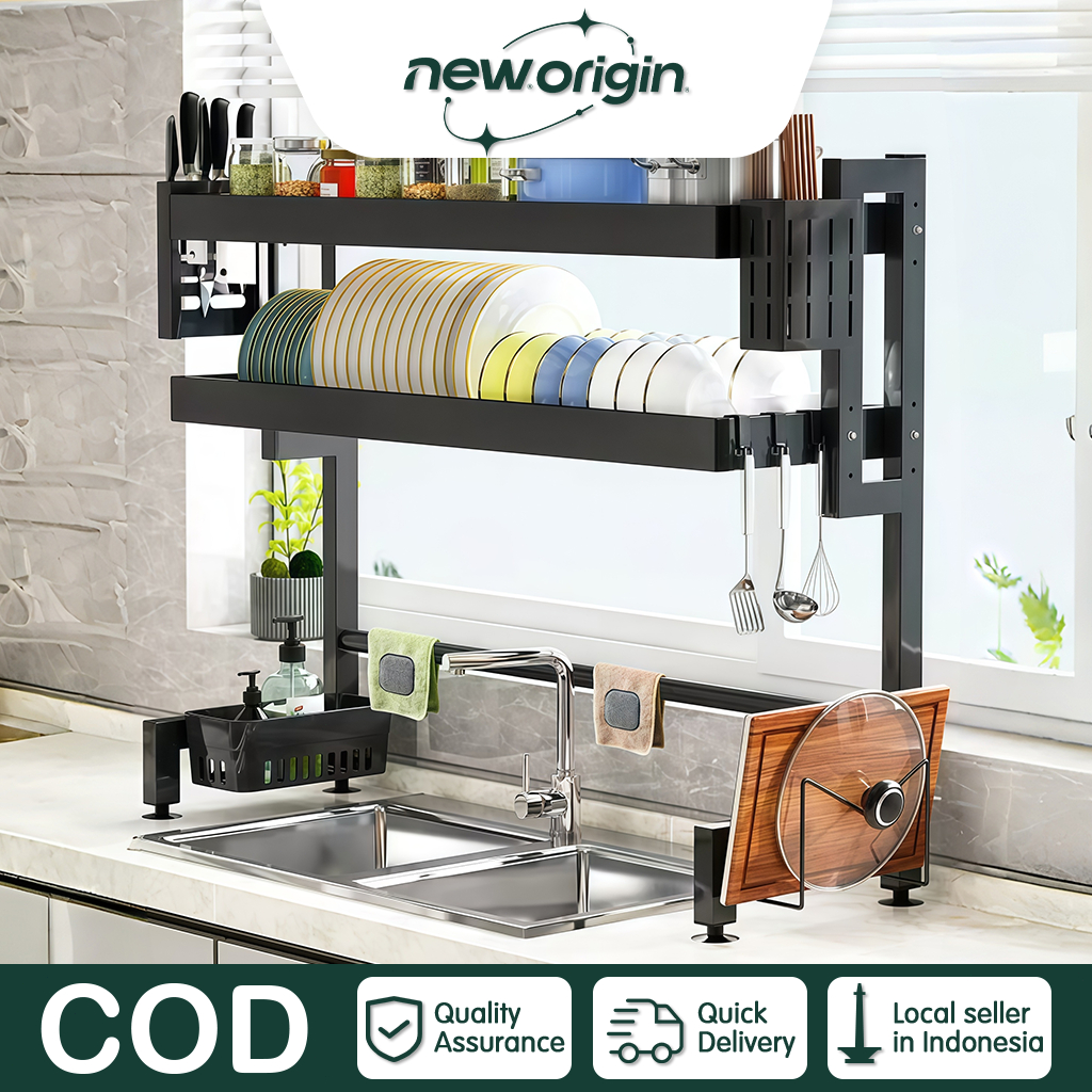 Rak Piring Wastafel Stainless/Rak Piring Tertutup/Rak Piring Minimalis/Rak Piring Stainless/Lemari R