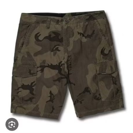Volcom cargo pants camo