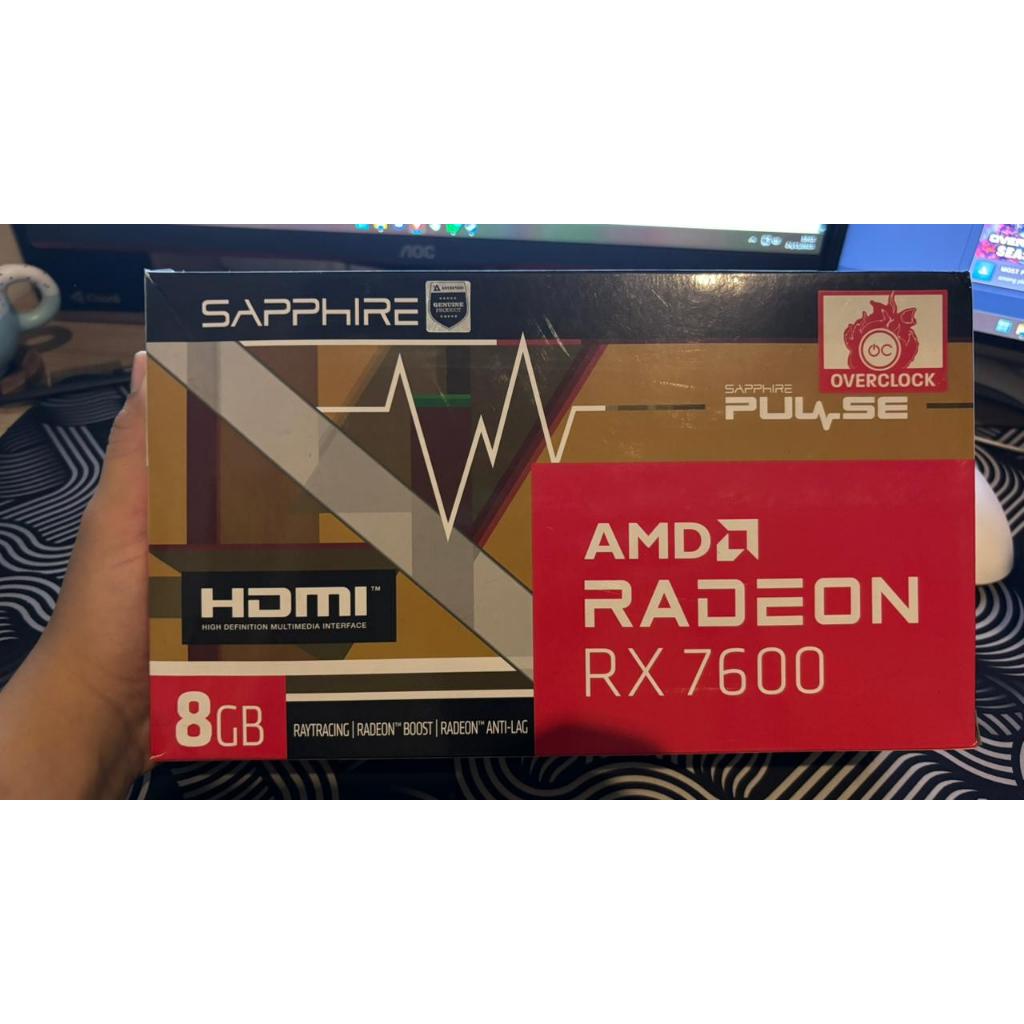 Sapphire AMD Radeon RX 7600 8GB Bekas. Bukan Rx 6600