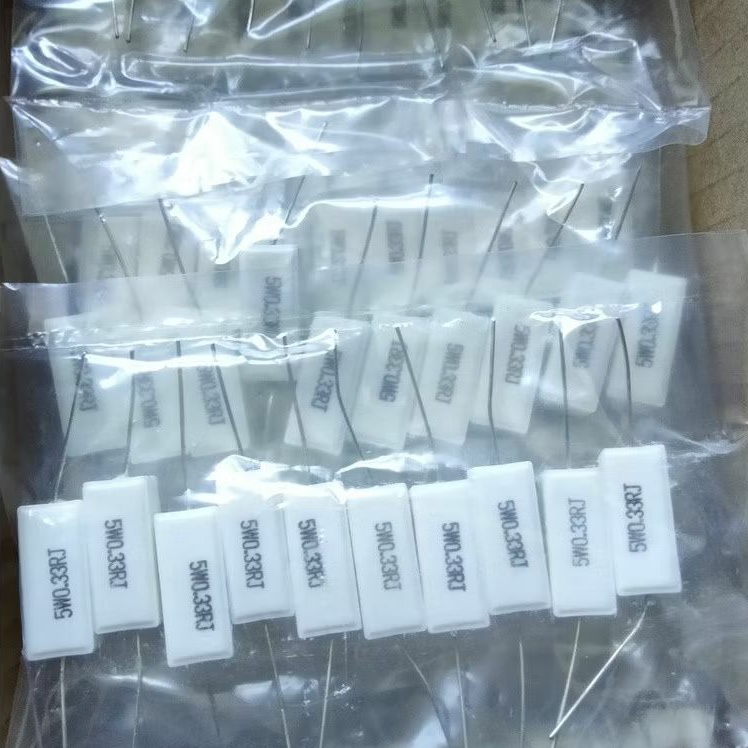 RESISTOR KAPUR 0.33 OHM 5WATT R KAPUR 0.33OHM 5W RESISTOR 0.33 OHM 5 WATT ORIGINAL KUALITAS BAGUS