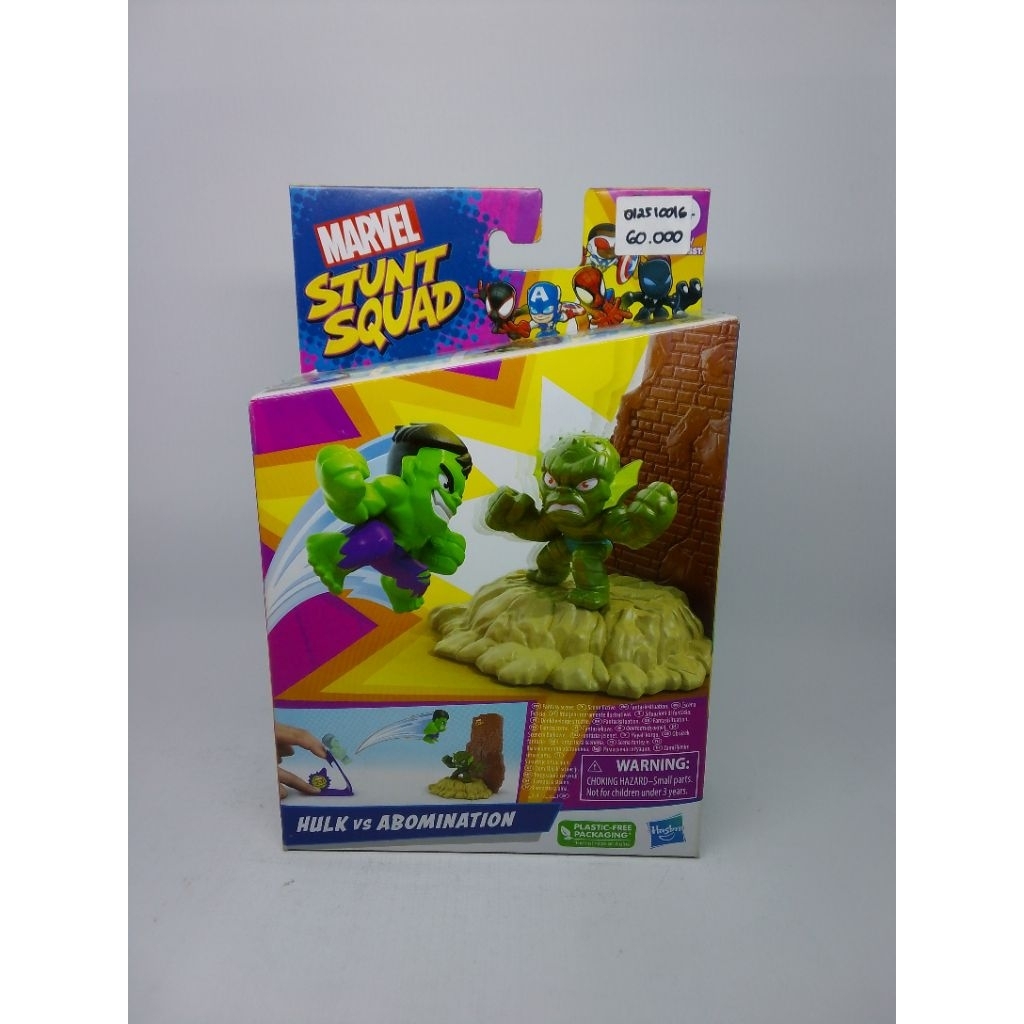 Marvel Stunt Squad - hulk vs Abomination- mainan figure bertema marvel merek hasbro