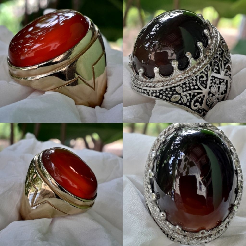 Batu Cincin Original Yaman Ahmer dan Yaman Habasyi Harga Special 2pcs