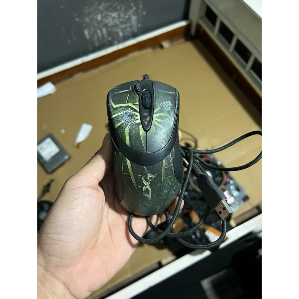 mouse gaming macro spider x7