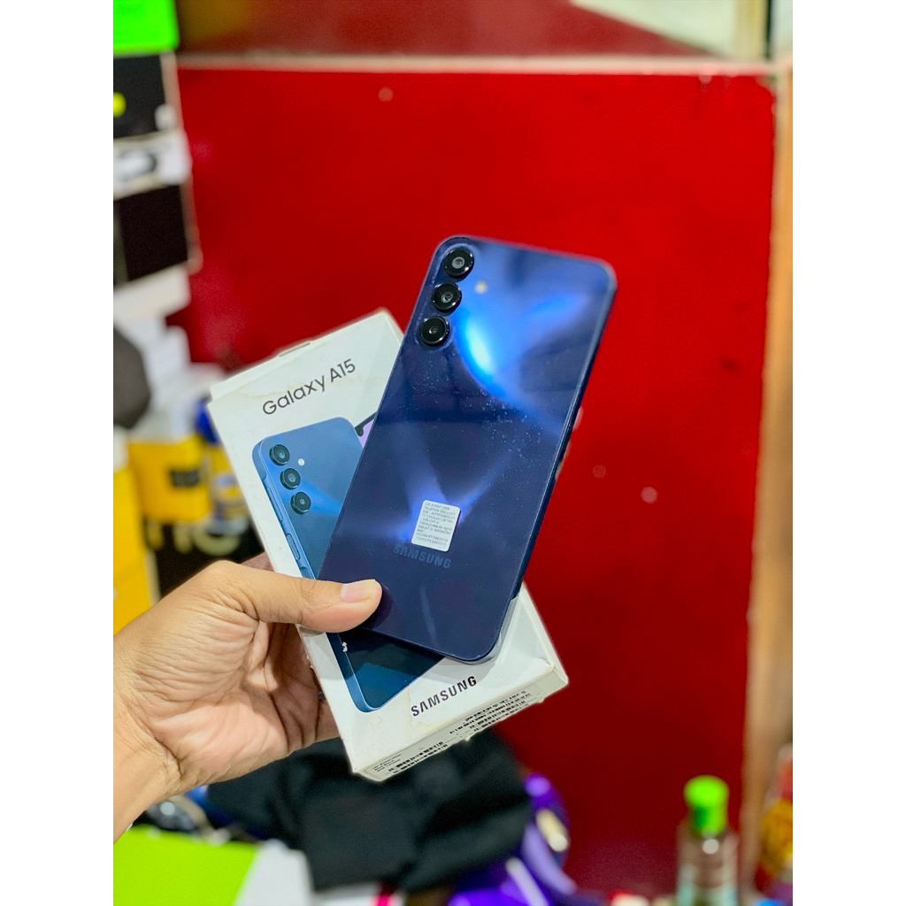 samsung A15 4G 8/256 ( second ) Fullset Ori | Minus jamur bekas Sofces