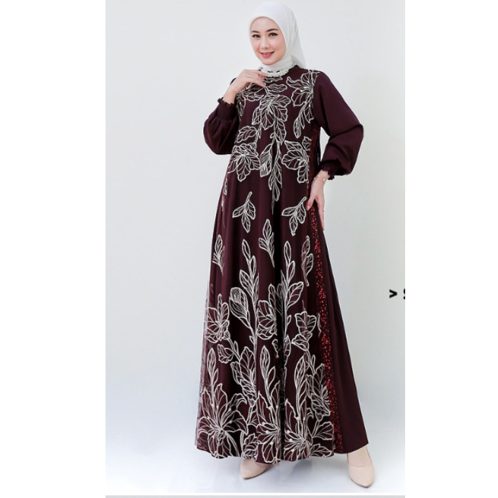 Balimo - Noza Long Dress dari Balimo / gamis balimo mewah / Balimo premium