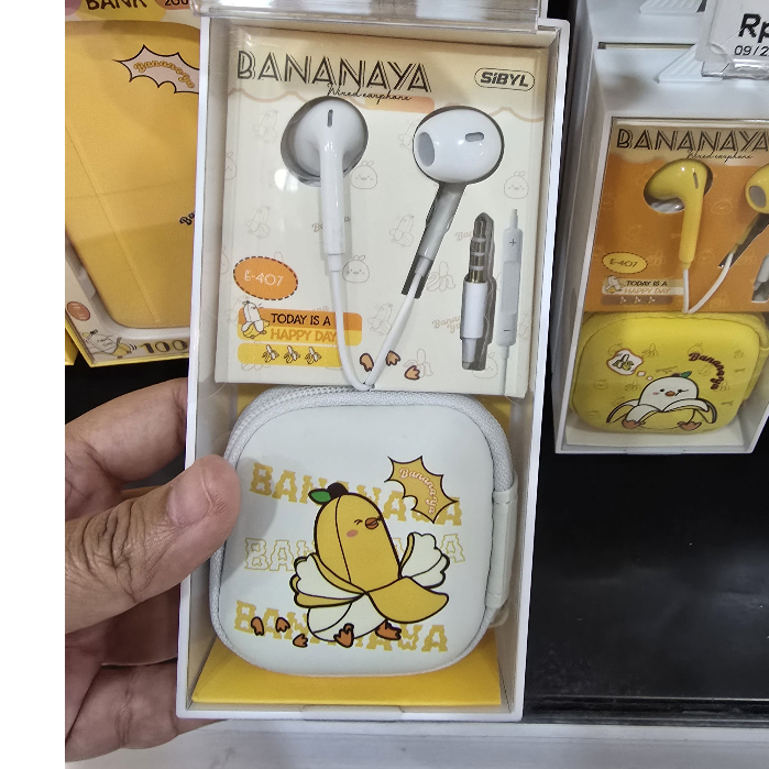 Jastip Mr. DIY - Banana Ya Earphone dan Power bank