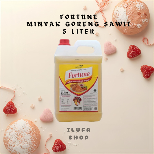 MINYAK GORENG FORTUNE 5 LITER / FORTUNE MINYAK GORENG SAWIT 5L
