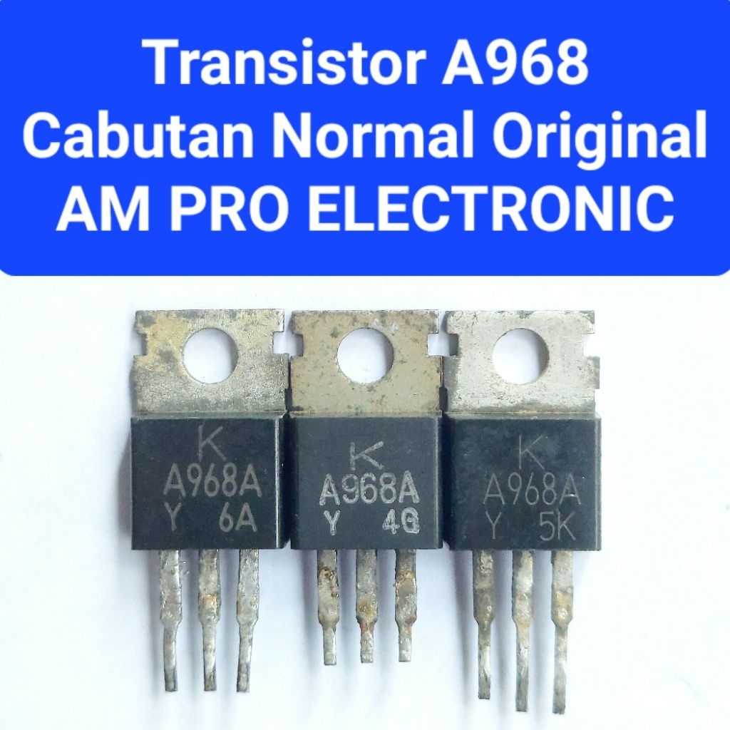 TRANSISTOR A968 ORIGINAL TR A968 CABUTAN