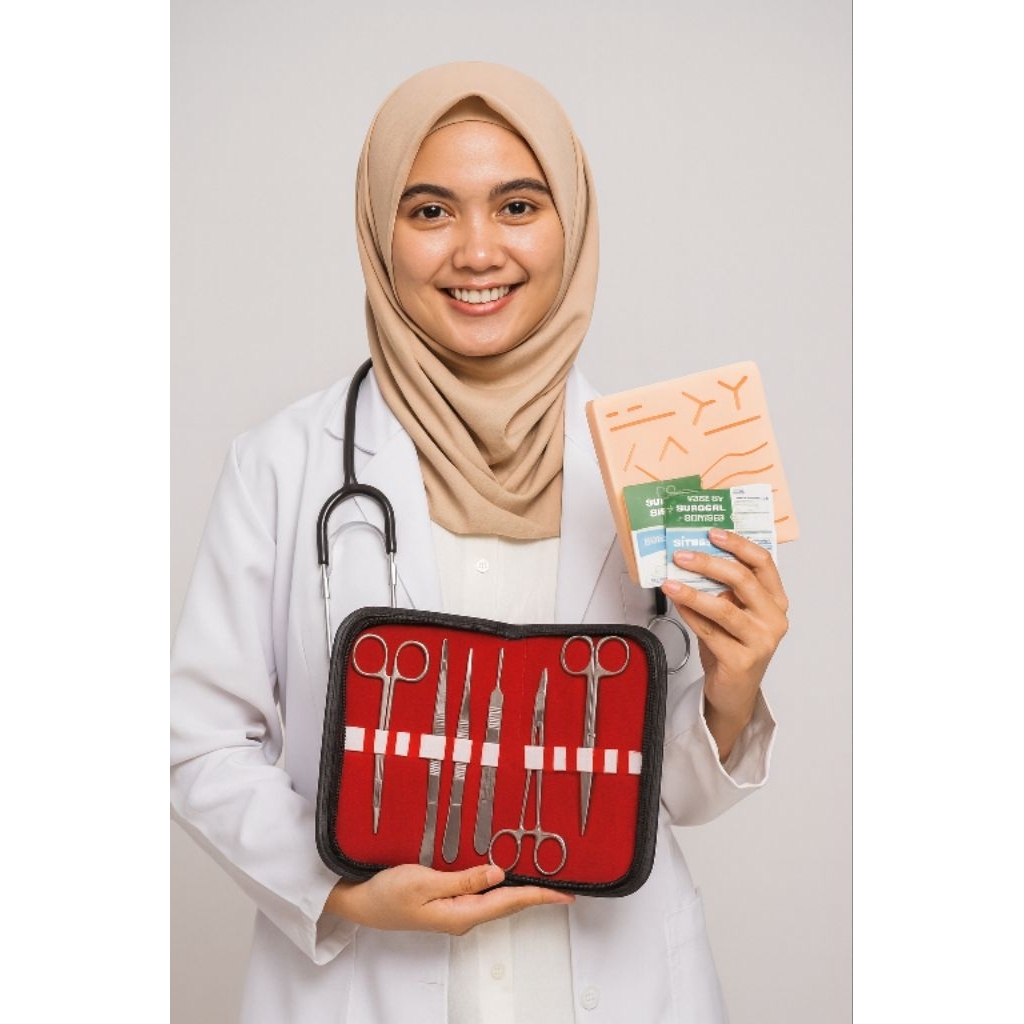 Hecting kit/Hecting set kit minor kit suturing kit Hecting pad