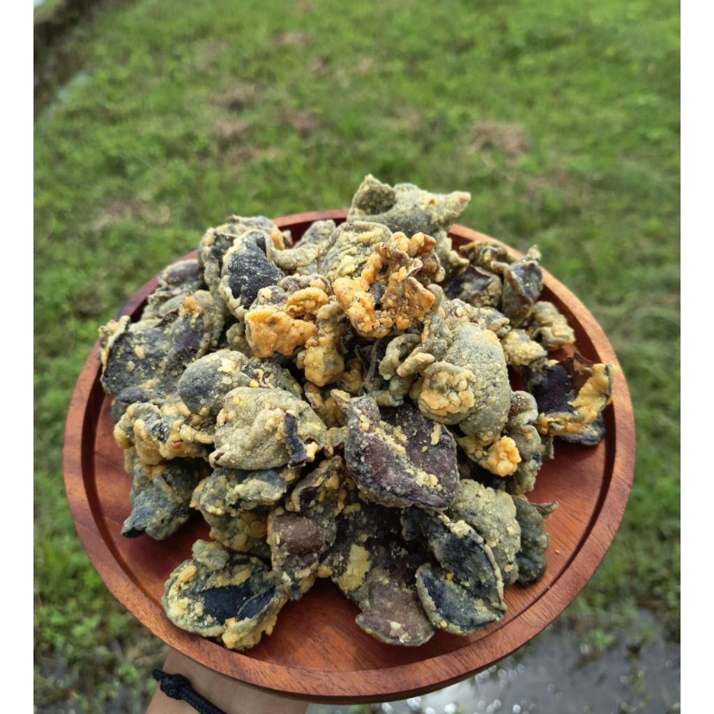 Keripik Jamur Kuping Crispy Gurih Renyah 100 Gram