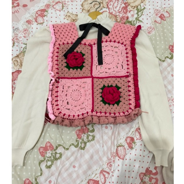 Vest Crochet Handmade Rajut