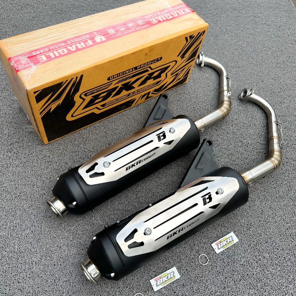 Knalpot BKR Moncong kenochi in 28-38 Original BKR EXHAUST Mio Beat Vario Scoopy NMAX AEROX DLL