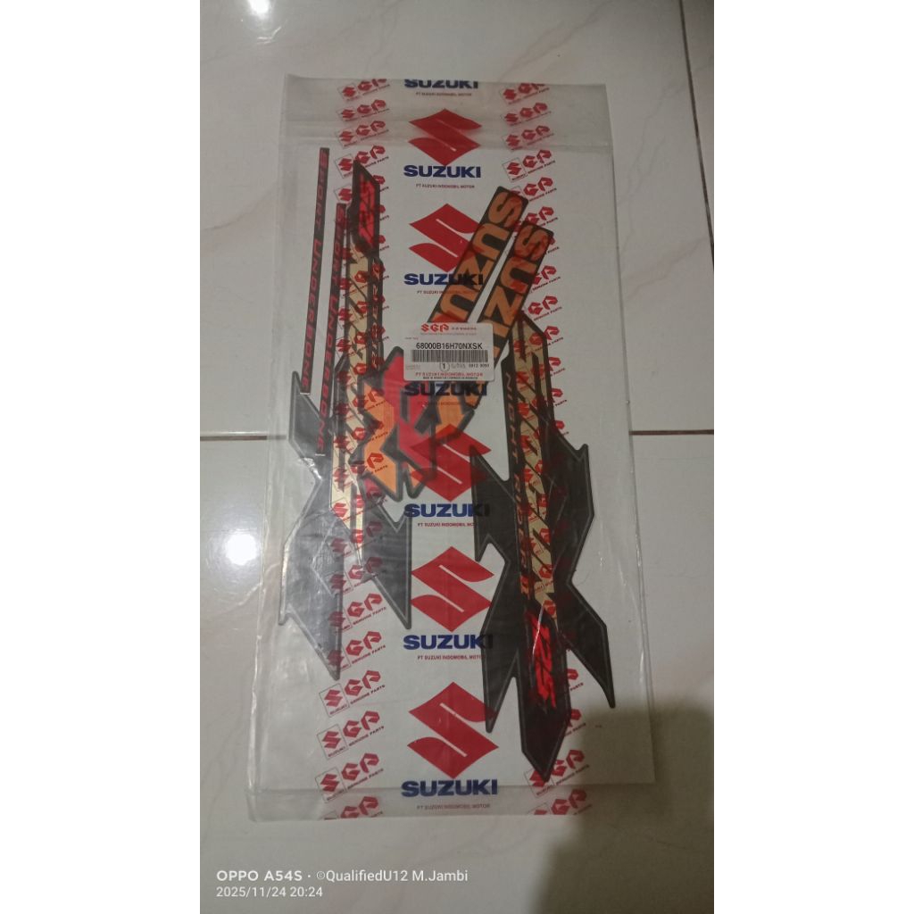 Striping Set Shogun FL 125 NR II (Night Riders) Original SGP