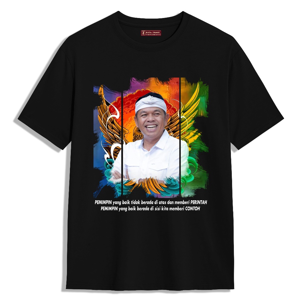 Kaos King Dedi Mulyadi - Kaos Pria Kain Katun Premium Cotton Combed 24s