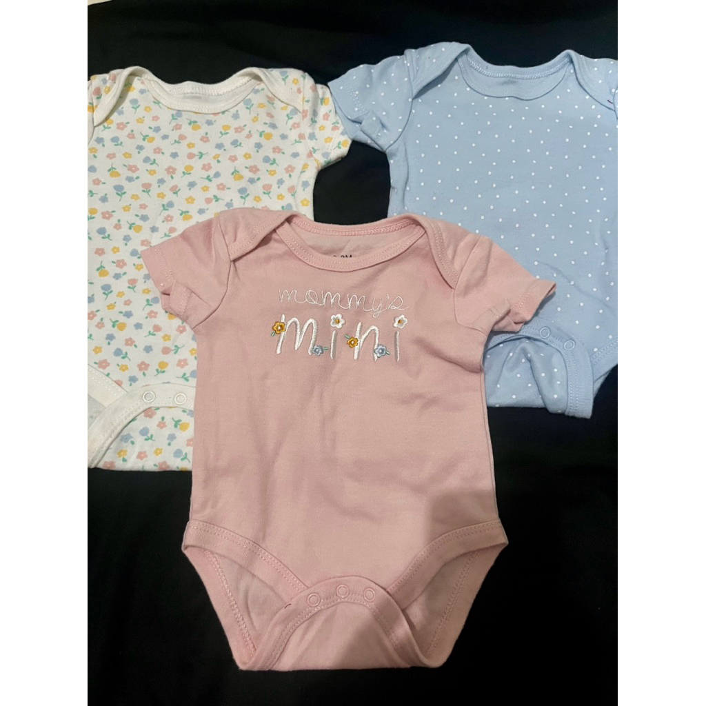 baju bayi perempuan 4pcs 0-3 bulan