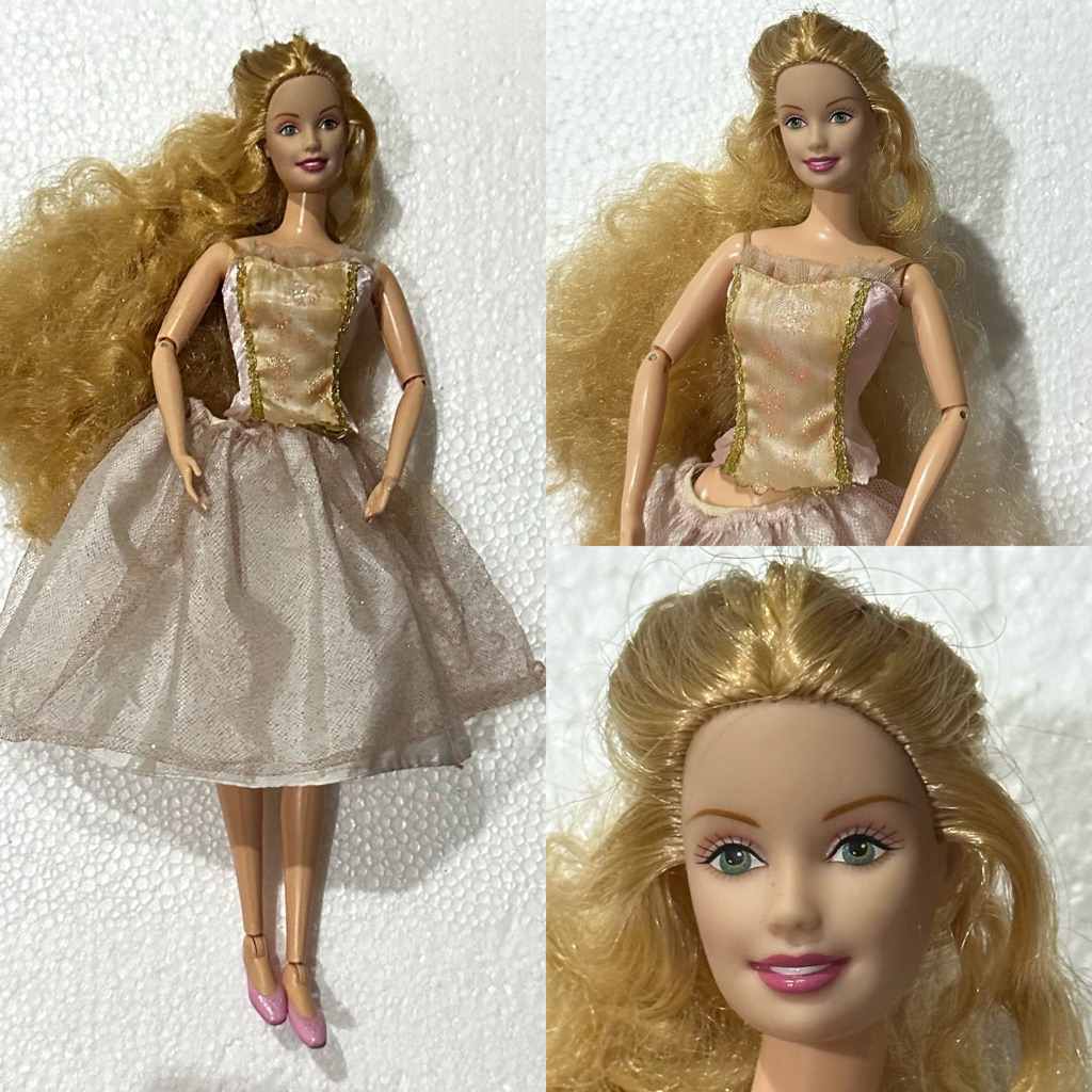 Barbie Odette and Clara Nutcracker Swanlake Movie Fantasy Tale Version