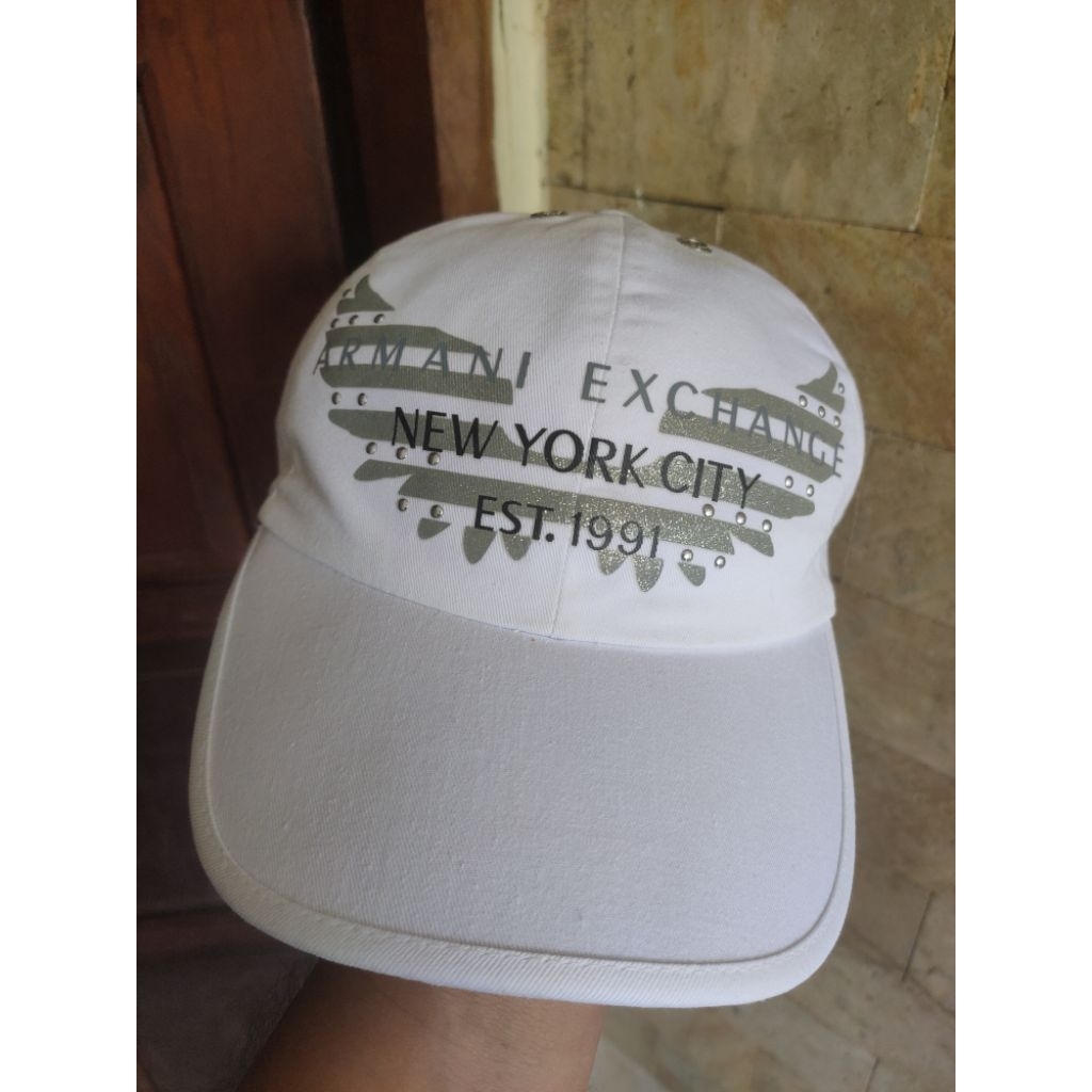 Topi Armani Exchange Fashion Pria/Wanita