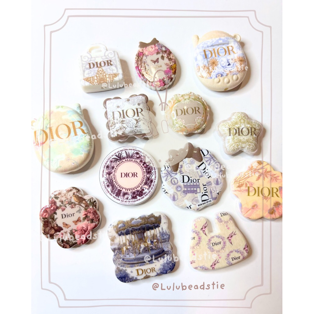 manik akrilik dior brand acrylic gado