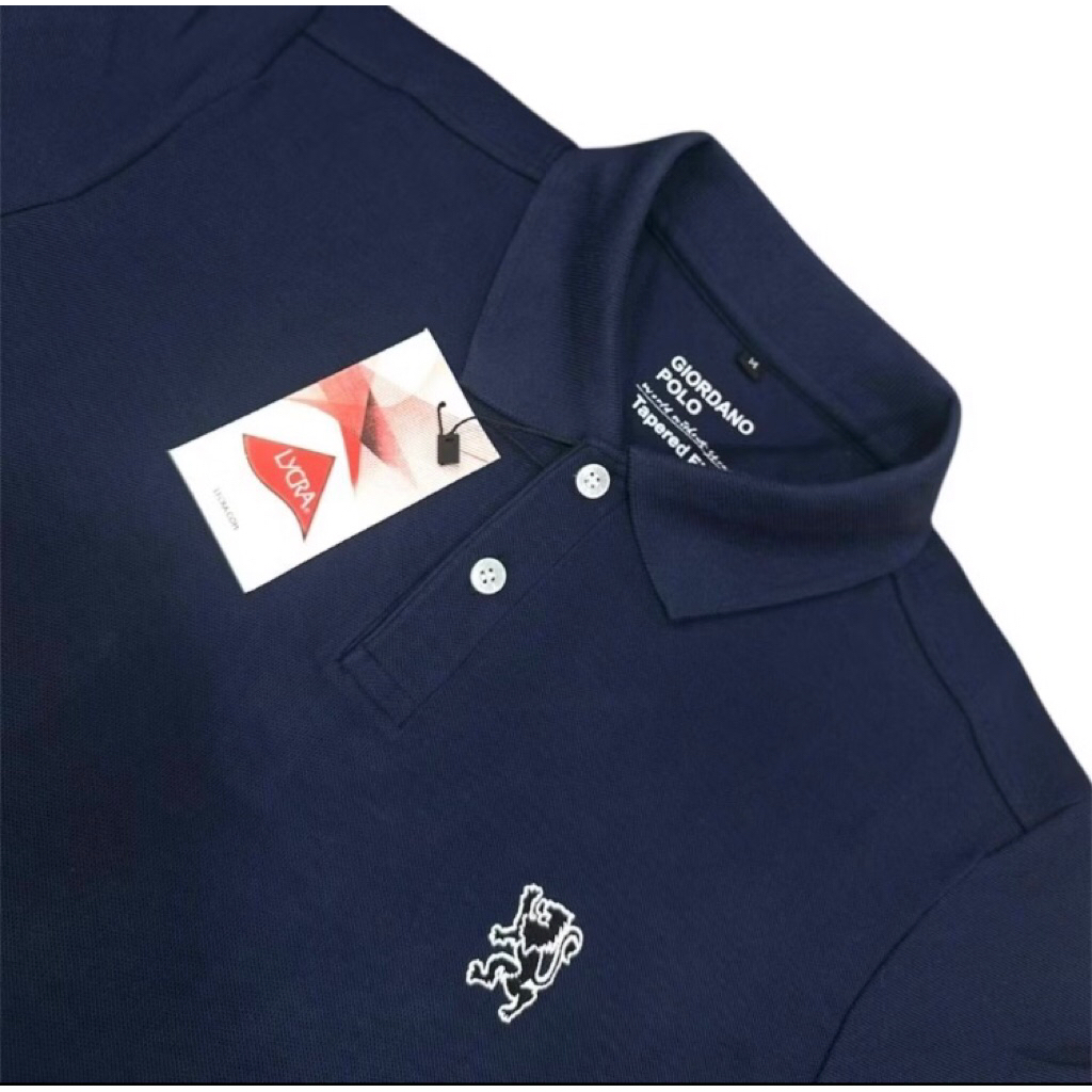 Tshirt Polo Giordano Mini Lion 3D Shirt Quality Premium//Kaos polo pria lengan pendek