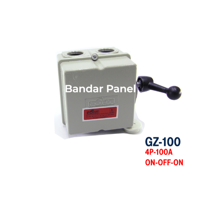 FORT Cam Starter 4P 100A Ohm Saklar COS 4 Pole 100 Ampere Metal GZ-100