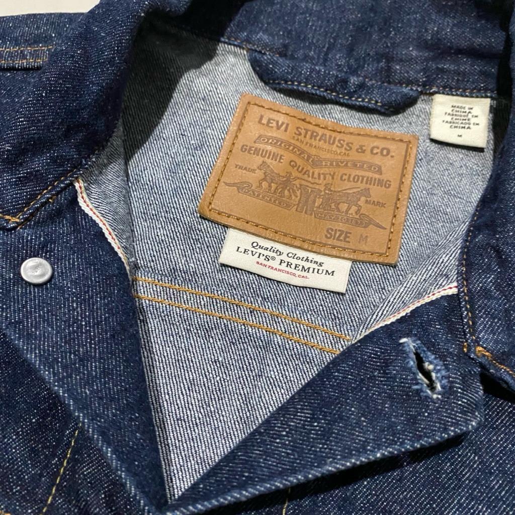 LEVIStrauss Type I Trucker Jacket Selvedge Denim Hemp big E