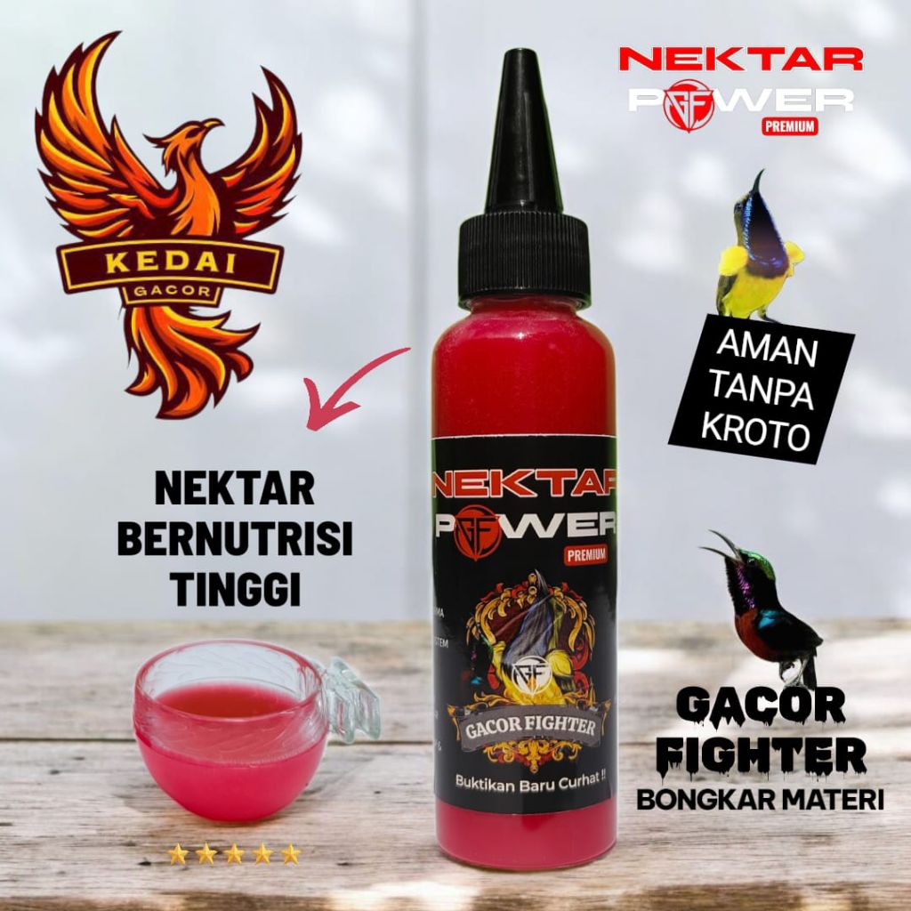 Nektar Power GF pakan nektar harian dan lomba aman tanpa kroto